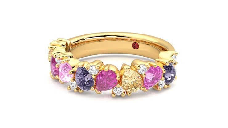 Taylor & Hart Wonder Wedding Ring 360 degree image 25