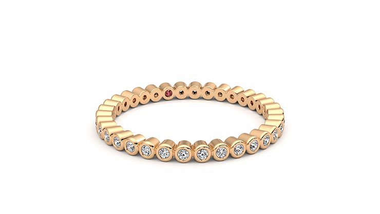Taylor & Hart Yarrow Wedding Ring 360 degree image 4