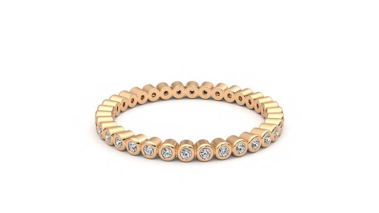 Taylor & Hart Yarrow Wedding Ring 360 degree image 10
