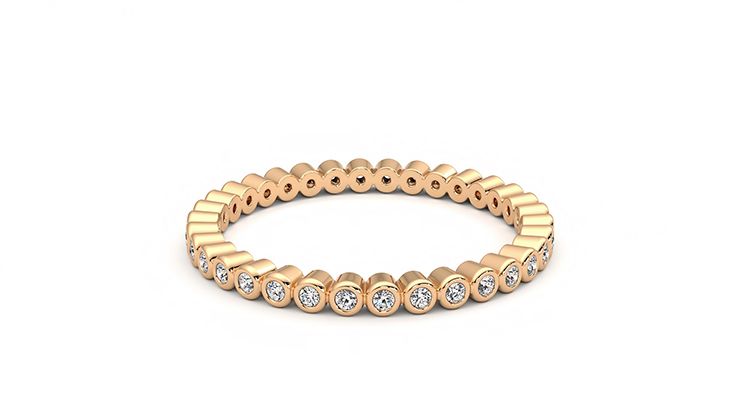Taylor & Hart Yarrow Wedding Ring 360 degree image 11