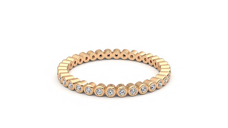 Taylor & Hart Yarrow Wedding Ring 360 degree image 16