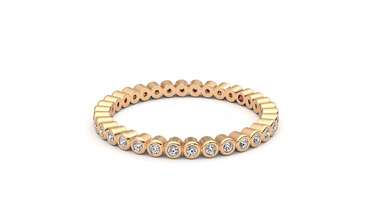Taylor & Hart Yarrow Wedding Ring 360 degree image 23