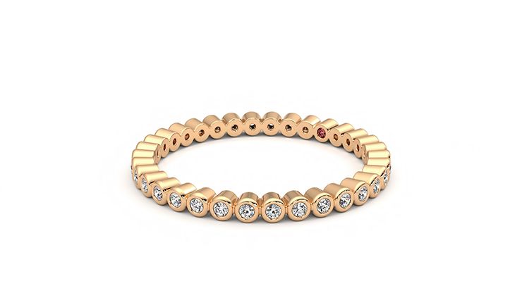 Taylor & Hart Yarrow Wedding Ring 360 degree image 24