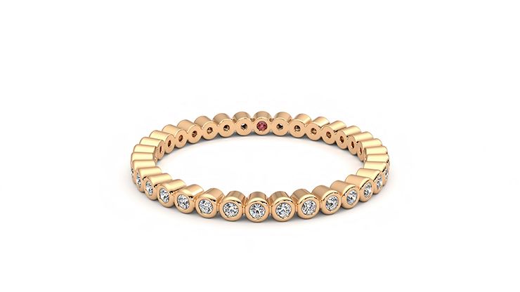 Taylor & Hart Yarrow Wedding Ring 360 degree image 29