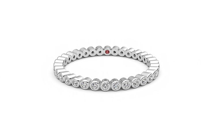 Taylor & Hart Yarrow Wedding Ring 360 degree image 29