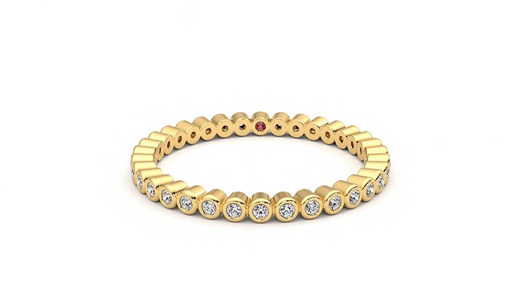 Taylor & Hart Yarrow Wedding Ring 360 degree image 0
