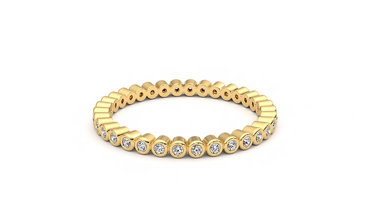 Taylor & Hart Yarrow Wedding Ring 360 degree image 13