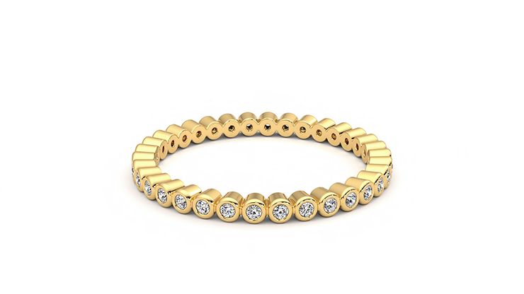 Taylor & Hart Yarrow Wedding Ring 360 degree image 16