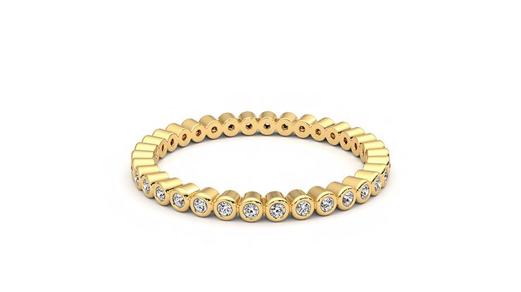 Taylor & Hart Yarrow Wedding Ring 360 degree image 19