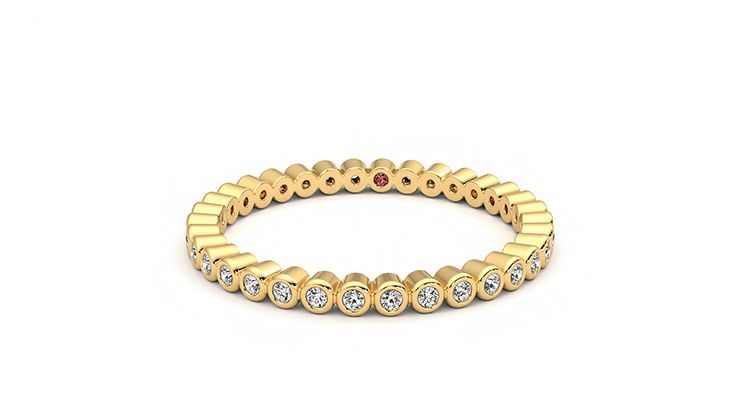 Taylor & Hart Yarrow Wedding Ring 360 degree image 28