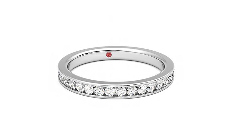 Taylor & Hart Zahara Wedding Ring 360 degree image 2