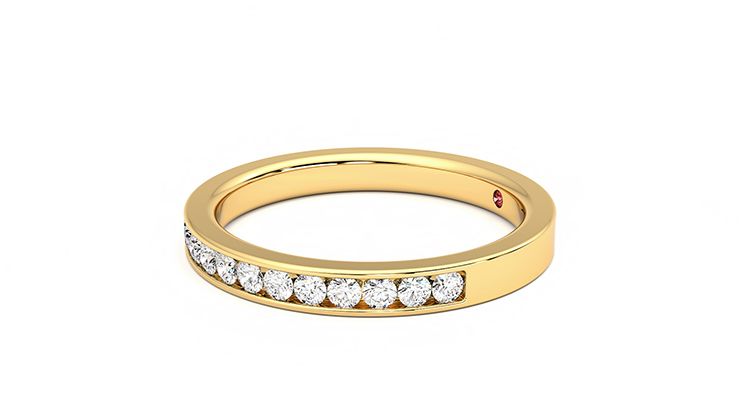 Taylor & Hart Zahara Wedding Ring 360 degree image 22