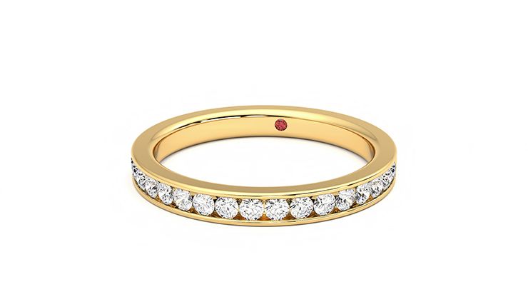 Taylor & Hart Zahara Wedding Ring 360 degree image 27