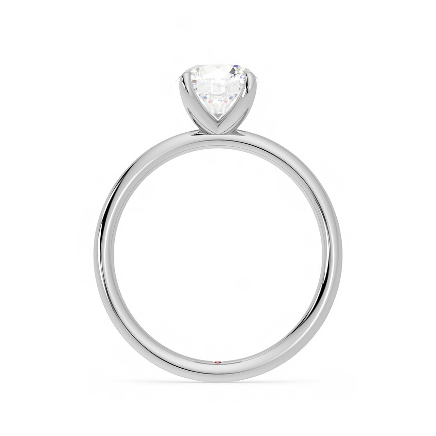Demure Ring - 0.50ct Round Diamond