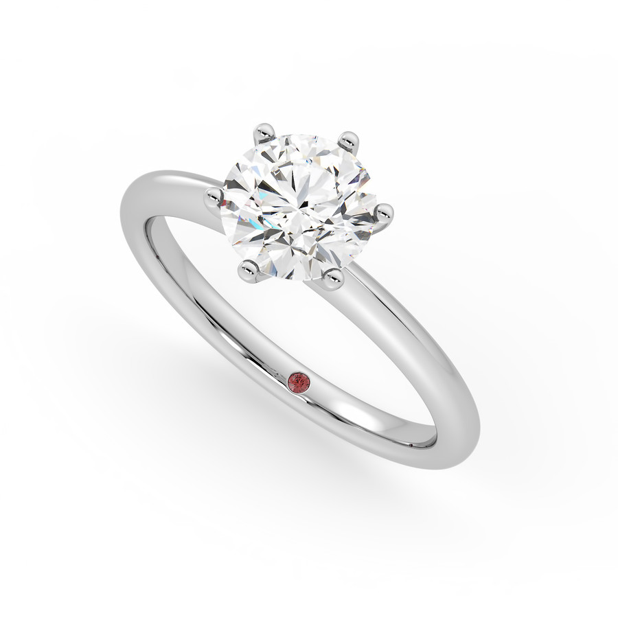 Grace Ring - 0.80ct Round Diamond
