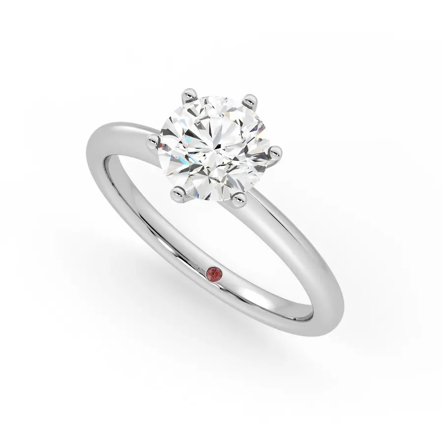 Grace Ring - 0.90ct Round Diamond