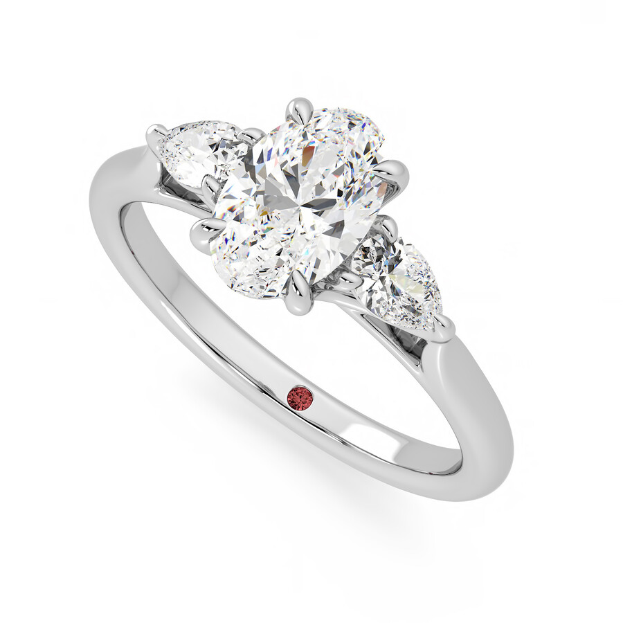 Affinity Ring - 1.00ct Oval Lab-Grown Diamond